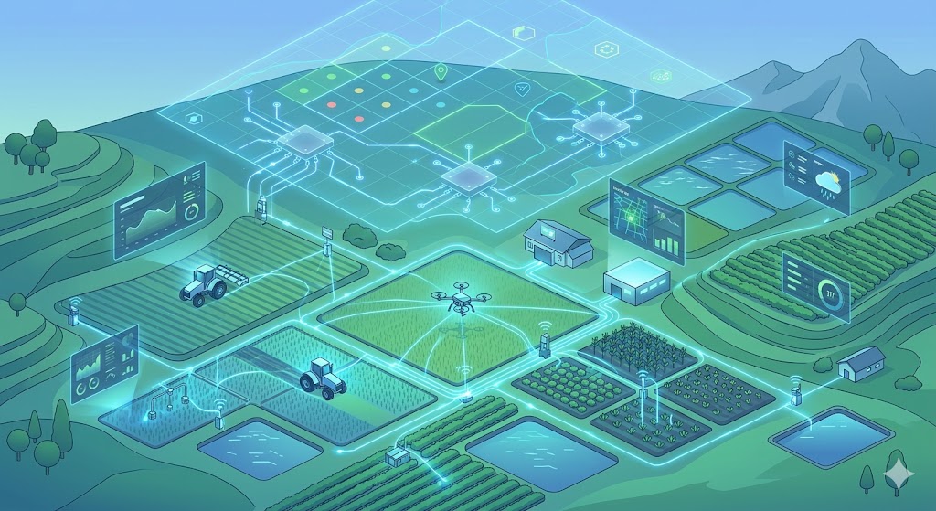 IoT Platform & Interactive Mapping for Agricultural Equipment