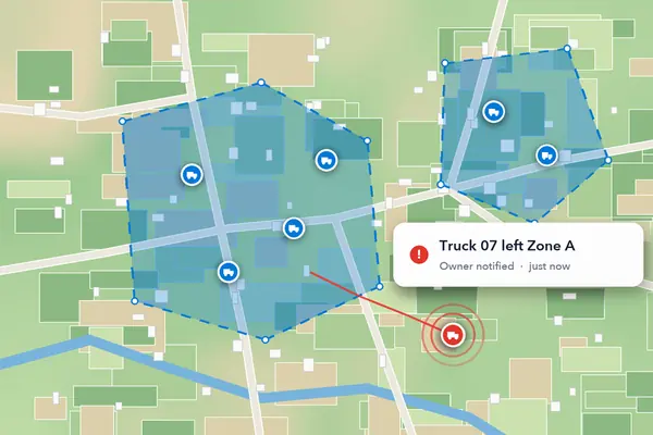 Real-Time Fleet Geofencing